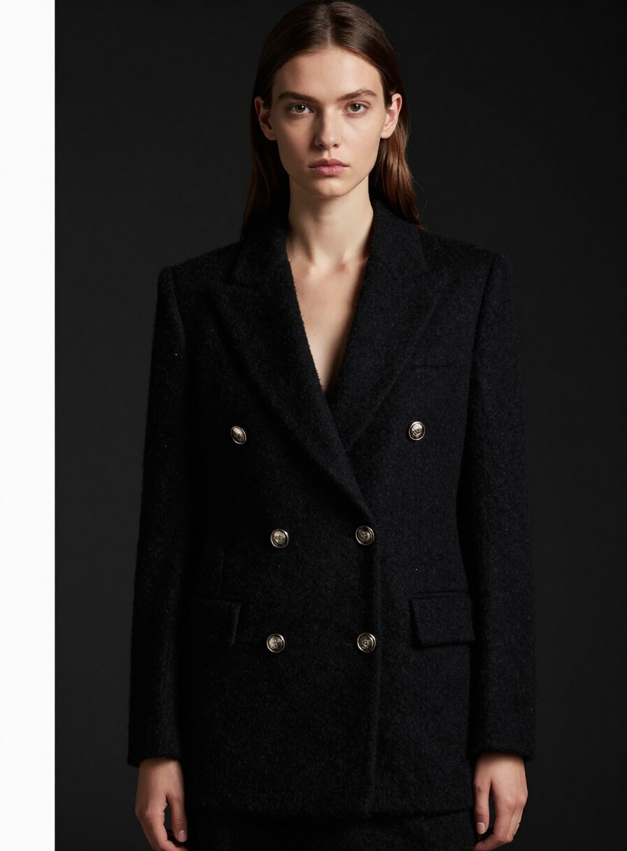 Eclipse Velvet Blazer — SATURNA