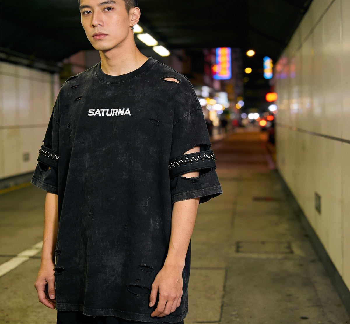 SYNDICATE OVERSIZED TEE — front