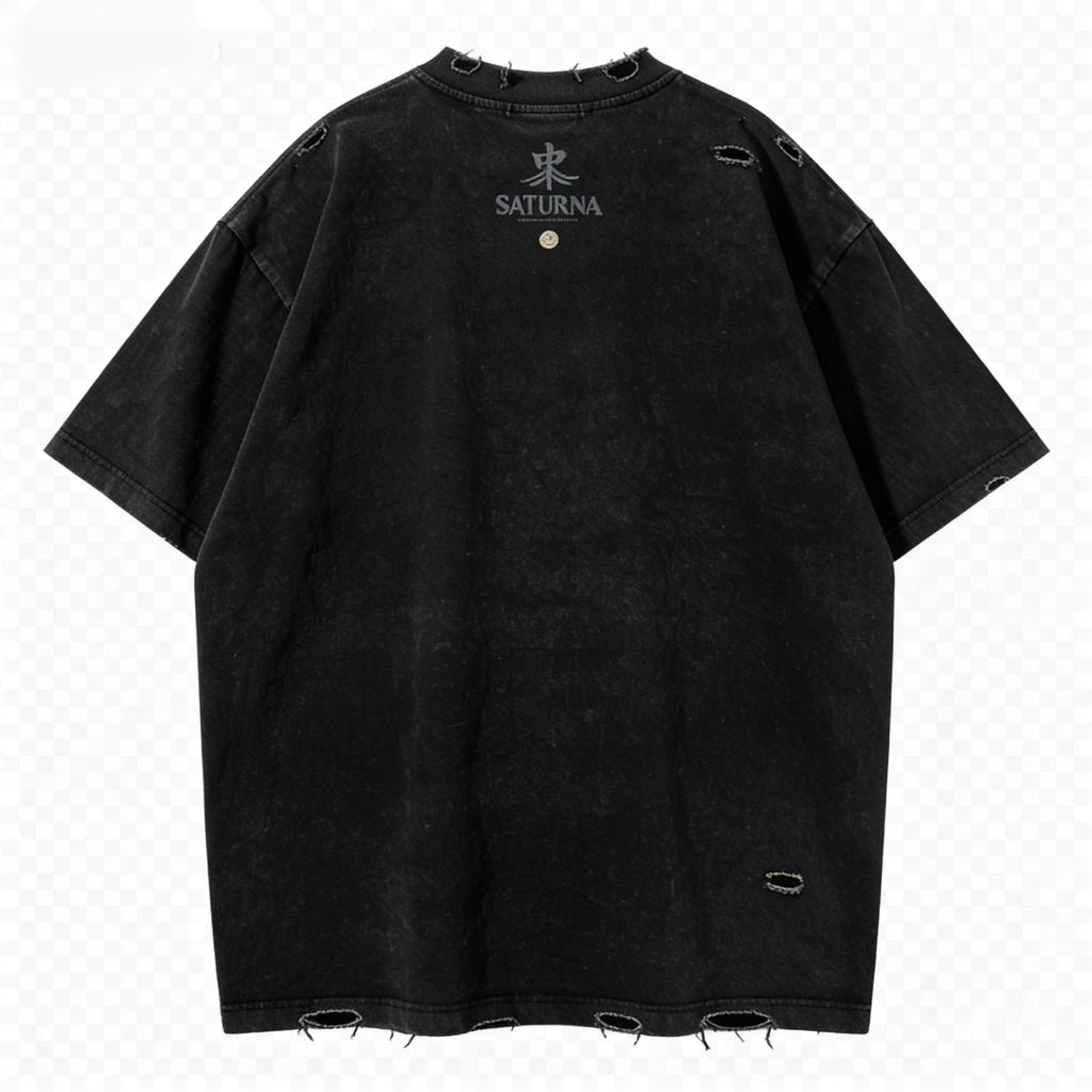 KOWLOON DISTRESSED TEE — back