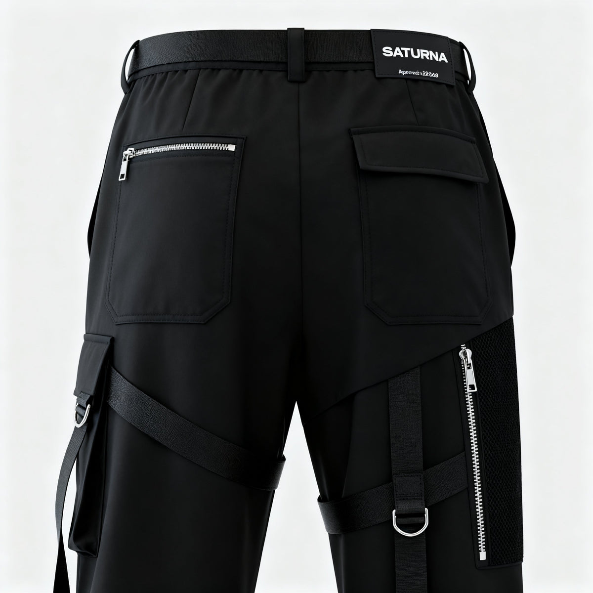 OBSCURA RAW EDGE TROUSER — back