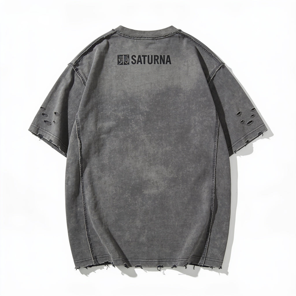 DISTRESSED SAINT TEE — back
