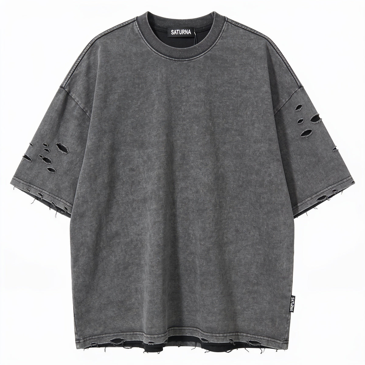 DISTRESSED SAINT TEE — front