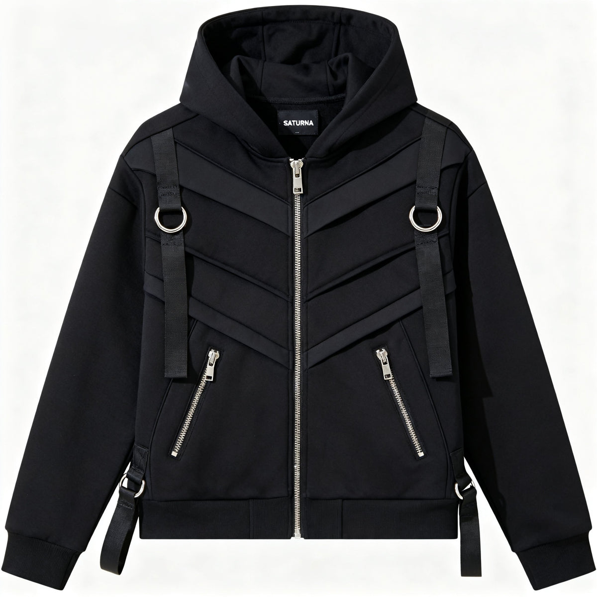 NIGHT DISTRICT ZIP HOODIE — front