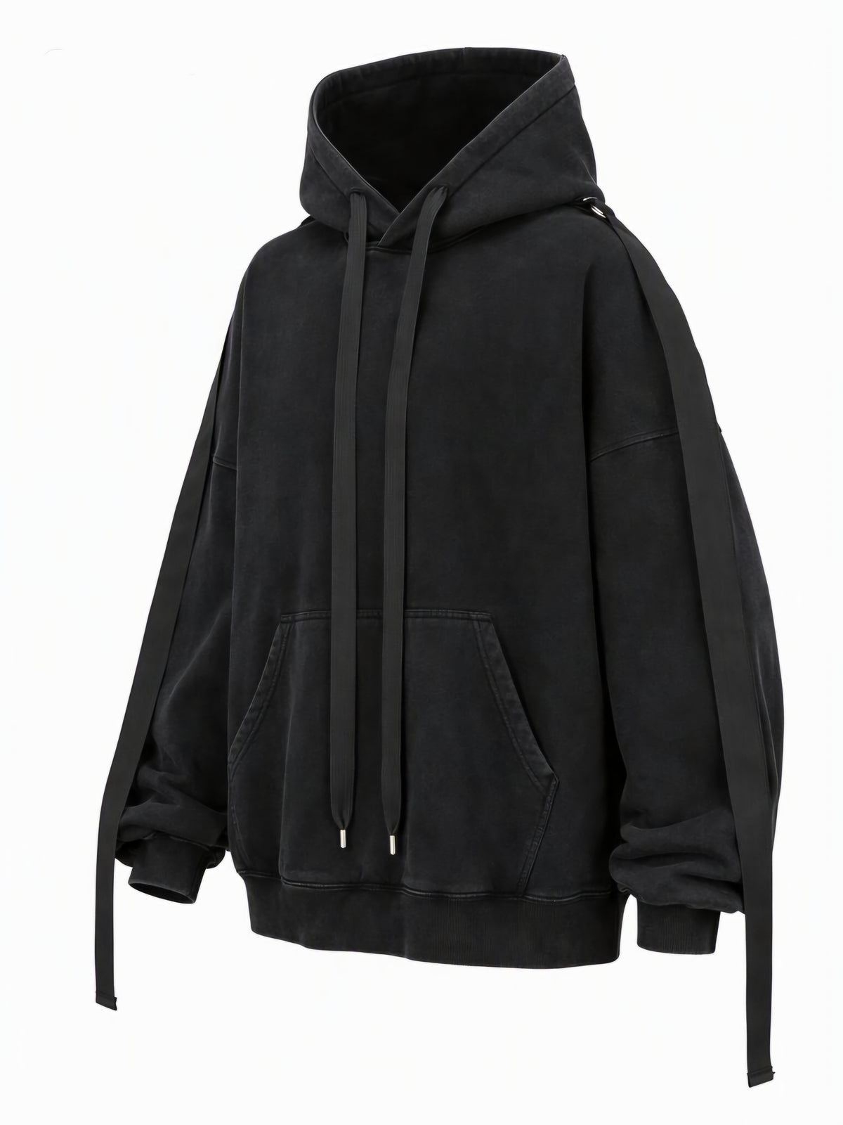 SAT-H021 BLACK SIGNAL HOODIE