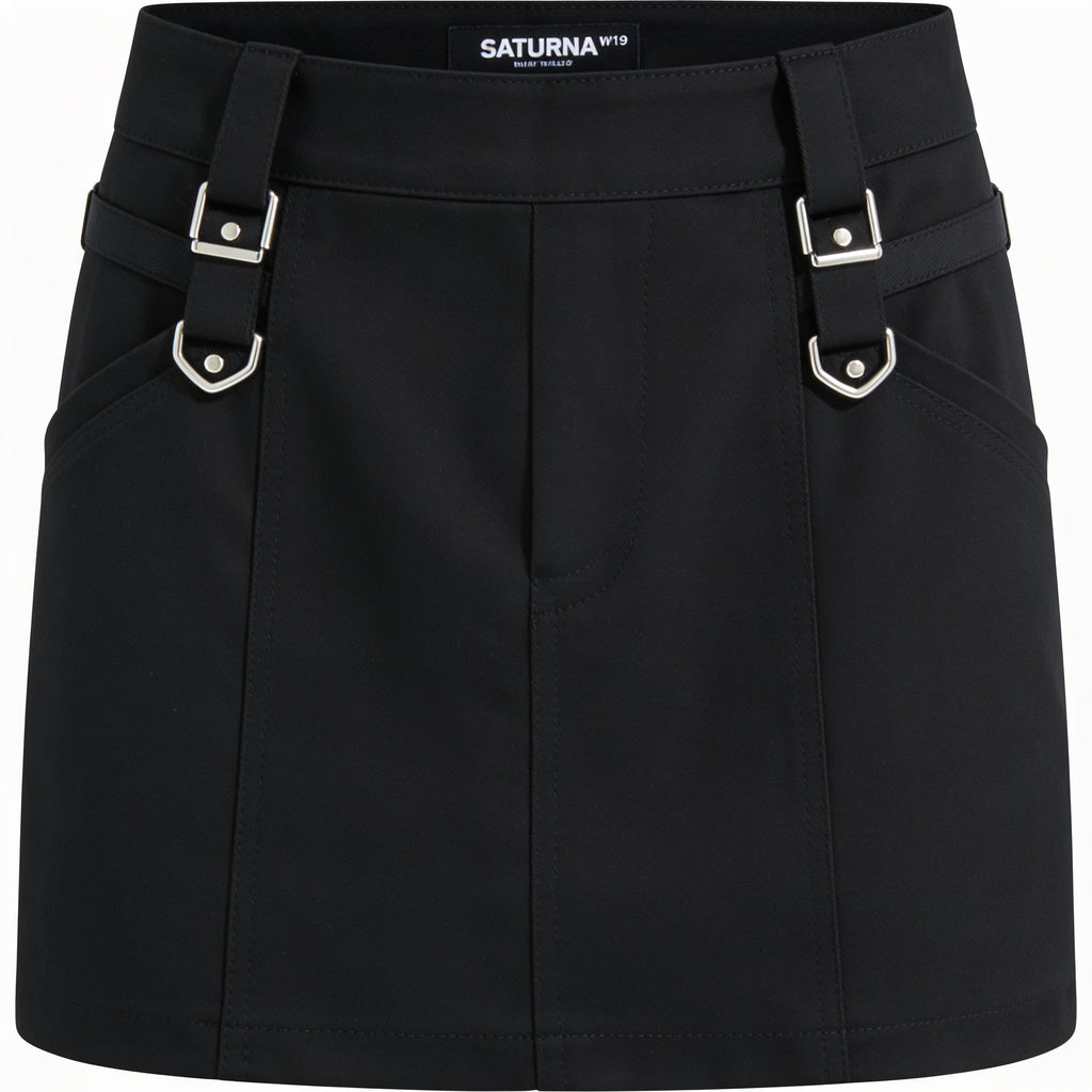 NIGHT SYNDICATE MINI SKIRT — vue avant corrigée