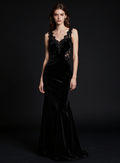 Elysia Lace Evening Dress — SATURNA