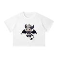 Women's Mineral Wash Raglan Crop T-Shirt