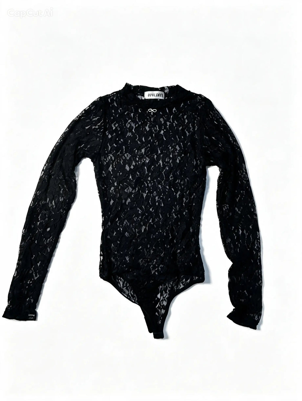 Black Lace Bodysuit — SATURNA (view 3)