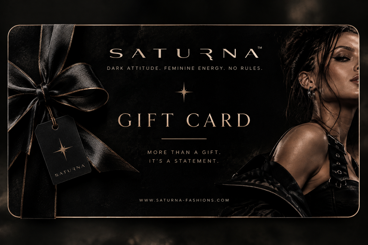 SATURNA E-Card Gift — dark luxury digital gift card